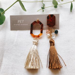 brown fringe（ピアス）