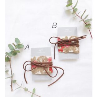 Hair wrap【ベージュ】（リボンのヘアアクセサリー）