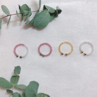 イヤーカフ【フランスガラスビーズ】